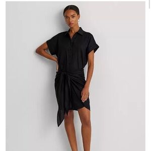 Lauren Ralph Lauren Black Asymmetrical Dress